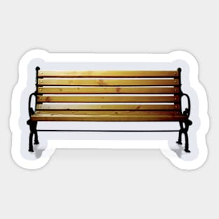 Cute Public wood Chair Sticker